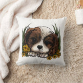 子犬 クッション (ブランケット)