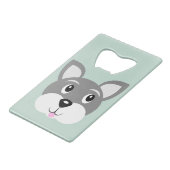 子犬 クレジットカード栓抜き (裏面アングル)