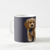 子犬 コーヒーマグカップ (正面左)
