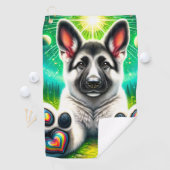 子犬 ゴルフタオル (インサイチュ)