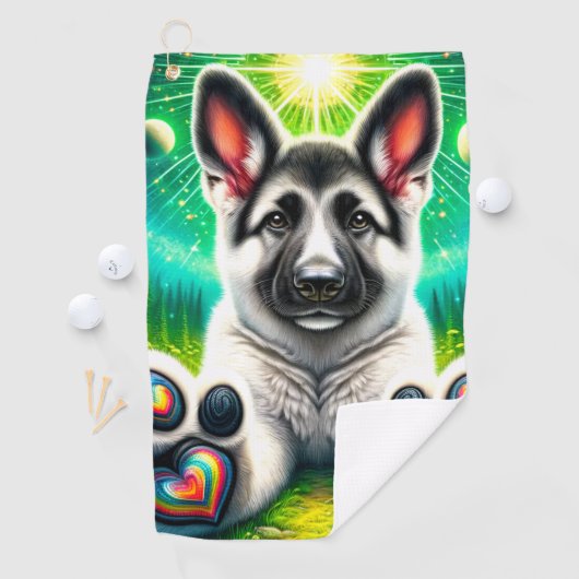 子犬 ゴルフタオル (インサイチュ)