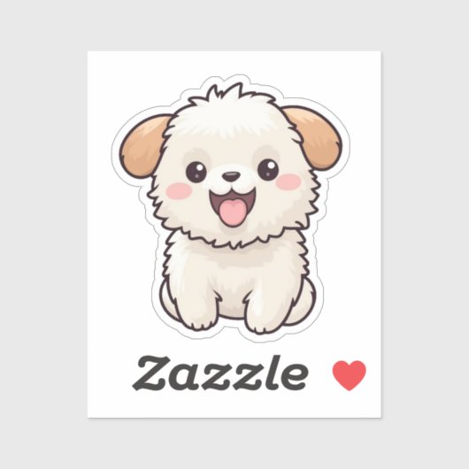 子犬 シール (シート)