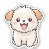 子犬 シール (正面)