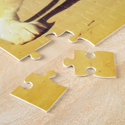 子犬 ジグソーパズル (側面)