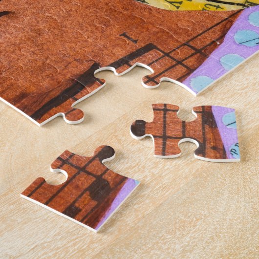 子犬 ジグソーパズル (側面)