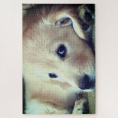 子犬 ジグソーパズル (縦)