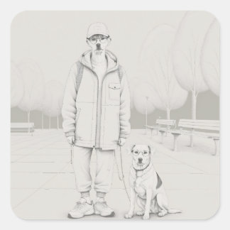 子犬 スクエアシール