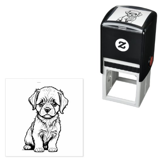 子犬 セルフインキングスタンプ (インサイチュ)