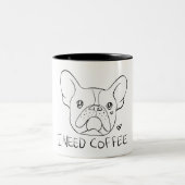 子犬 ツートーンマグカップ (中央)