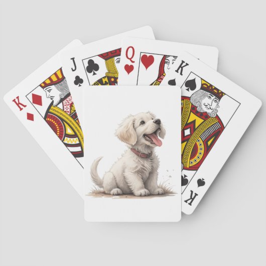 子犬 トランプ (裏面)
