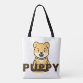 子犬 トートバッグ (裏面)