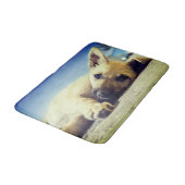 子犬 バスマット (アングル)