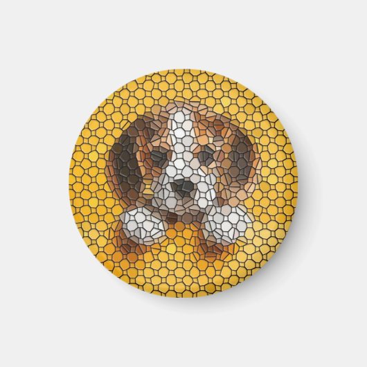 子犬, ビーグル, ペット マグネット (正面)