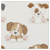 子犬 ファブリック (クローズアップ)