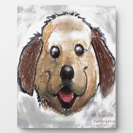 子犬 フォトプラーク (正面)