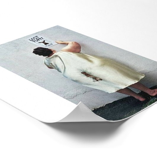 子犬 ポスター (角)