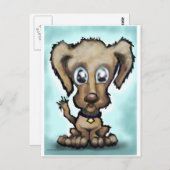 子犬 ポストカード (正面/裏面)