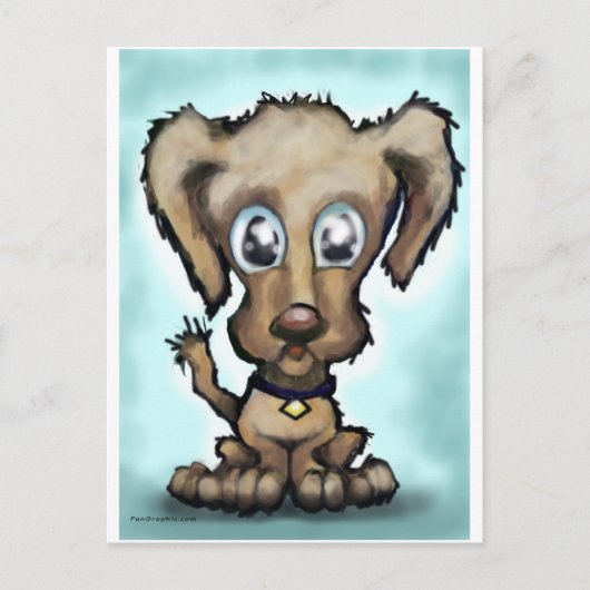 子犬 ポストカード (正面)