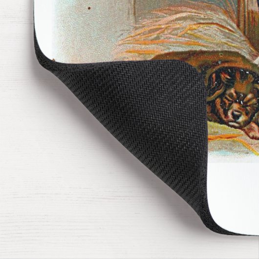 子犬 マウスパッド (コーナー)