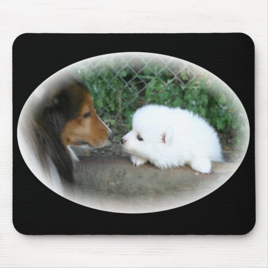 子犬 マウスパッド (正面)