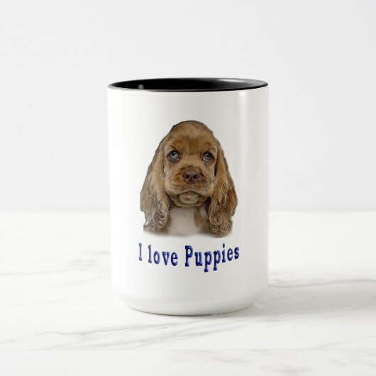 子犬 マグカップ (中央)