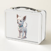 子犬 メタルランチボックス (裏面)