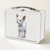子犬 メタルランチボックス (正面)