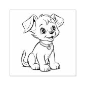 子犬 ラバースタンプ (インプリント)