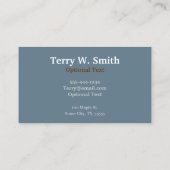 子犬 名刺 (裏面)