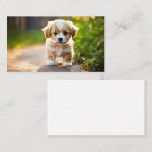 子犬 名刺 (正面/裏面)