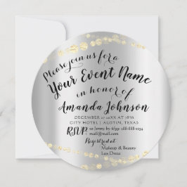 子犬 赤ちゃん 犬のシャワー 新しいペットの写真 ローズゴールド 招待状