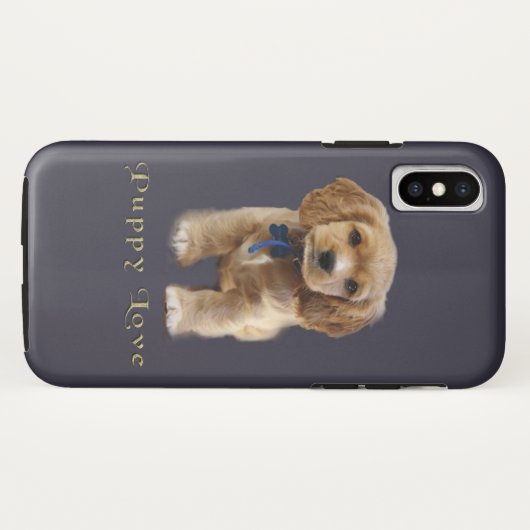 子犬 Case-Mate iPhoneケース (裏面(横))