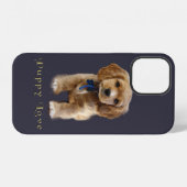 子犬  iPhoneケース (裏面横)