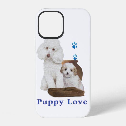 子犬 iPhoneケース (裏面)
