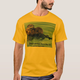 子犬、Morro湾、カリフォルニアmorro-bay.comを持つラッコ Tシャツ