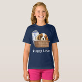 子犬 Tシャツ (正面フル)