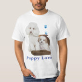 子犬 Tシャツ (正面)