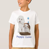 子犬 Tシャツ (正面)