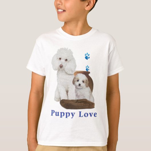 子犬 Tシャツ (正面)