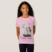 子犬 Tシャツ (正面フル)