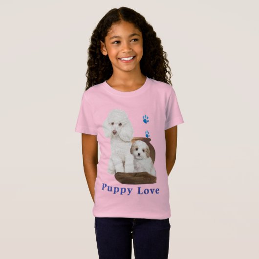 子犬 Tシャツ (正面フル)
