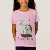 子犬 Tシャツ (正面)