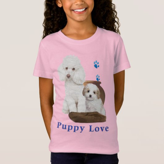 子犬 Tシャツ (正面)