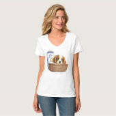 子犬 Tシャツ (正面フル)