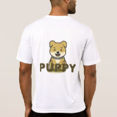 子犬 Tシャツ (裏面)