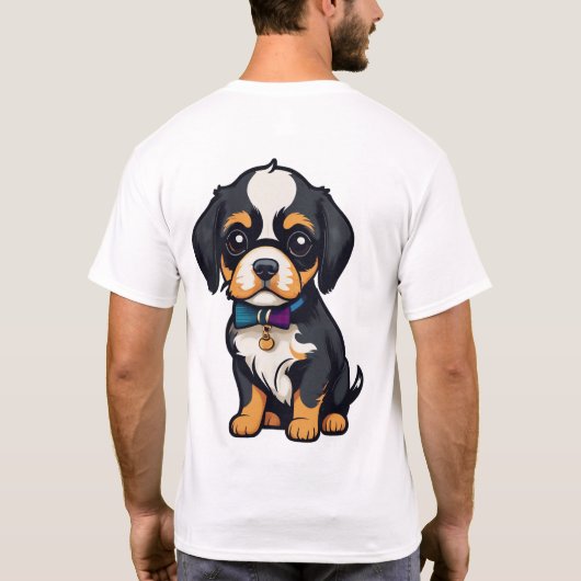 子犬🐾 Tシャツ (裏面)