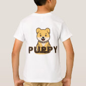 子犬 Tシャツ (裏面)