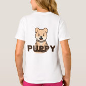 子犬 Tシャツ (裏面)