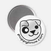 子犬linux dot com磁石 マグネット (正面/裏面)