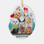 子犬Manisfesction セラミックオーナメント (右)